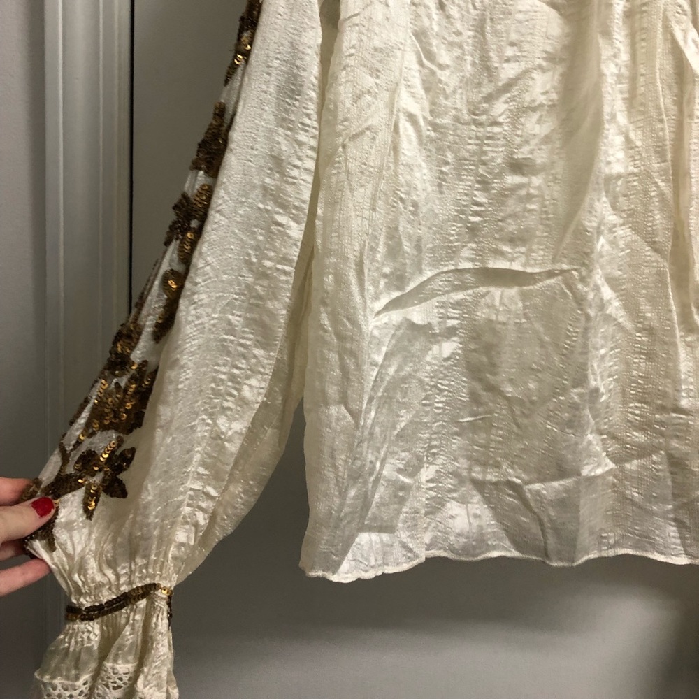 Ulla Johnson White Silk Blouse - Picture 7 of 14